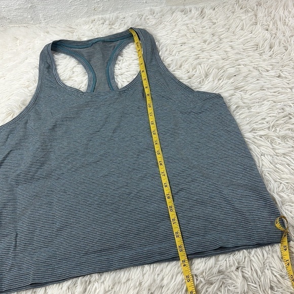Lululemon Swiftly Tech Racerback 2.0 *Race Length Tetra Stripe Rhino Grey - Picture 3 of 6